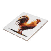 Blazing Chicken Tegel Tegeltje (Zijkant)