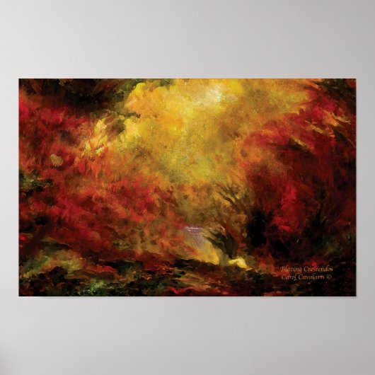 Blazing Crescendos Art Poster/Afdruk Poster (Voorkant)