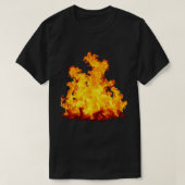 Blazing Fire Donker T-shirt (Design voorkant)
