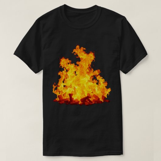 Blazing Fire Donker T-shirt (Design voorkant)