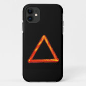 Blazing Fire Element Alchemy Symbool Case-Mate iPhone Case (Achterkant)