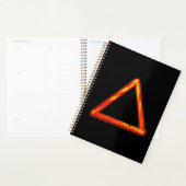 Blazing Fire Element Alchemy Symbool Planner (Display)