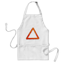 Blazing Fire Element Alchemy Symbool Standaard Schort