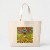 Blazing Fire Graphic-ontwerper Grote Tote Bag (Voorkant)