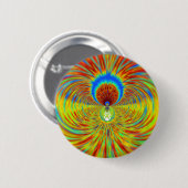 Blazing Fire Graphic-ontwerper Ronde Button 5,7 Cm (Voorkant /achterkant)