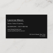 Blazing Football - Soccer School Visitekaartje (Achterkant)