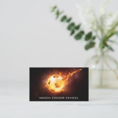 Blazing Football - Soccer School Visitekaartje (Staand voorkant)