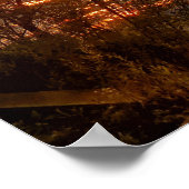 Blazing Gold Sunset Poster (Hoek)