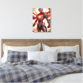 Blazing Heart Knight Canvas Afdruk (Insitu (Slaapkamer))