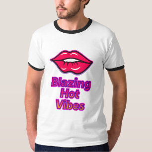 Blazing Hot Vibes Heren Basic Ringer T-Shirt van F