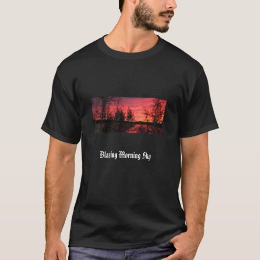Blazing Morning Sky t-shirt (Voorkant)