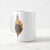 Blazing Pentagram Koffiemok (Voorkant links)