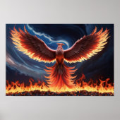 Blazing Phoenix Rise from the Ashes Poster (Voorkant)