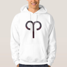 Blazing Ram Energy – Vurige rode Abstracte kunst Hoodie