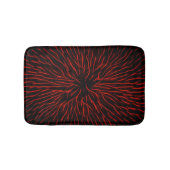 Blazing Red Hot Fire Abstract Badmat (Voorkant)