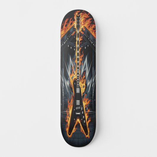 Blazing Riffs Edition 1 Persoonlijk Skateboard (Voorkant)