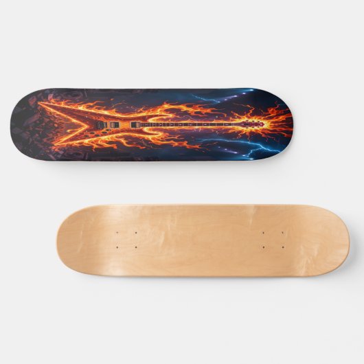 Blazing Riffs Edition 2 Persoonlijk Skateboard (Horizontaal)