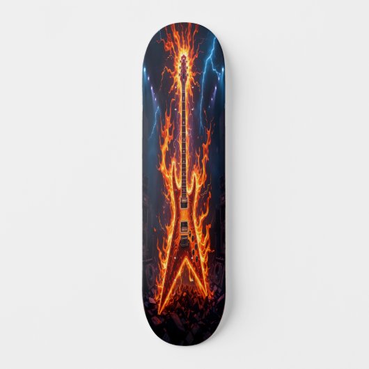 Blazing Riffs Edition 2 Persoonlijk Skateboard (Voorkant)