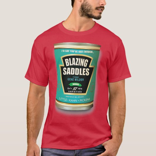 Blazing Saddles Alternatief Poster T-shirt (Voorkant)
