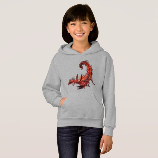 Blazing Scorpion Mythical Creature Fantasy Art (Voorkant volledig)