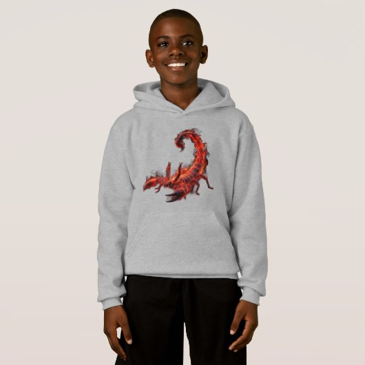 Blazing Scorpion Mythical Creature Fantasy Art (Voorkant volledig)