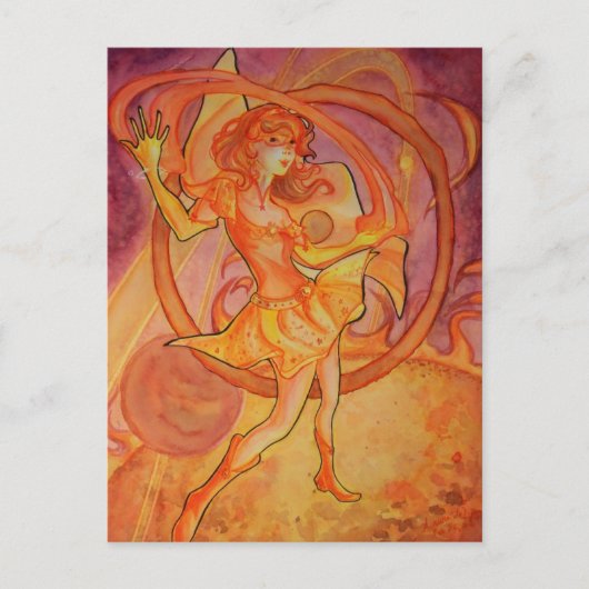 Blazing Solaris Briefkaart (Voorkant)