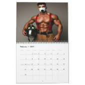 Blazing Sterkte: Brandweerman 20XX Kalender (Feb 2027)