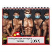 Blazing Sterkte: Brandweerman 20XX Kalender (Hoes)