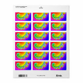 Blazing Sun Etiket (Full Sheet)