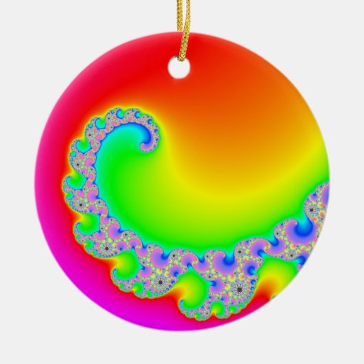 Blazing Sun Keramisch Ornament (Voorkant)