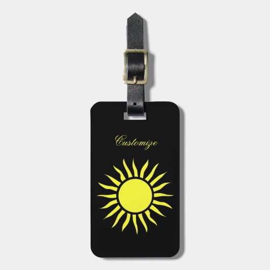 Blazing Sun Thunder_Cove Bagagelabel (Voorkant verticaal)