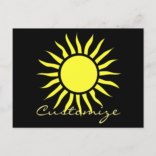 Blazing Sun Thunder_Cove Briefkaart (Voorkant)