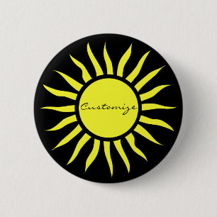 Blazing Sun Thunder_Cove Classic Ronde Button 5,7 Cm