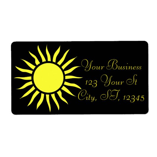 Blazing Sun Thunder_Cove Etiket (Voorkant)