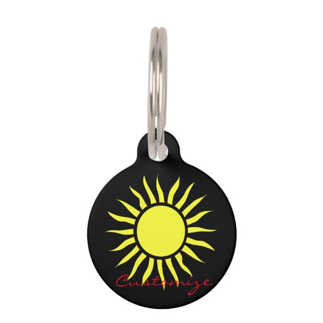 Blazing Sun Thunder_Cove Huisdierpenning (Voorkant)