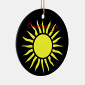 Blazing Sun Thunder_Cove Keramisch Ornament (Rechts)