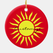 Blazing Sun Thunder_Cove Keramisch Ornament (Achterkant)