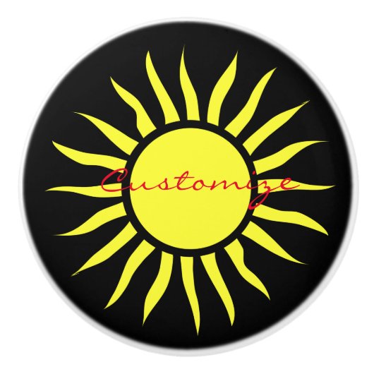 Blazing Sun Thunder_Cove Keramische Knop (Voorkant)