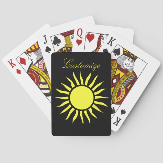 Blazing Sun Thunder_Cove Pokerkaarten (Achterkant)
