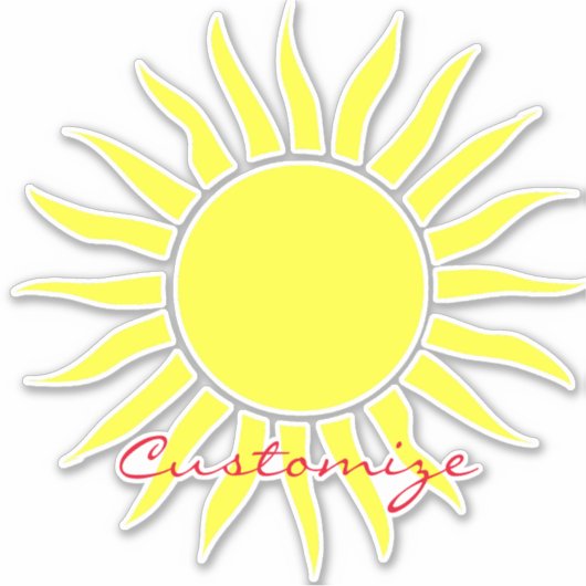 Blazing Sun Thunder_Cove Sticker (Voorkant)