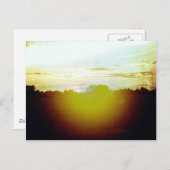 Blazing Sunset Briefkaart (Voorkant / Achterkant)