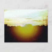 Blazing Sunset Briefkaart (Voorkant)