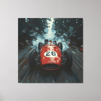 Blazing Trail: Auto 26 Losgelaten Canvas Afdruk