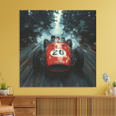 Blazing Trail: Car 26 Unleashed Canvas Afdruk (Insitu (Woonkamer))