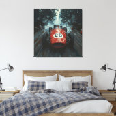 Blazing Trail: Car 26 Unleashed Canvas Afdruk (Insitu (Slaapkamer))