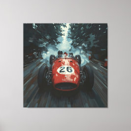 Blazing Trail: Car 26 Unleashed Canvas Afdruk