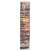 Blazing Woodland Sunset Medium Tafelloper (Voorkant)