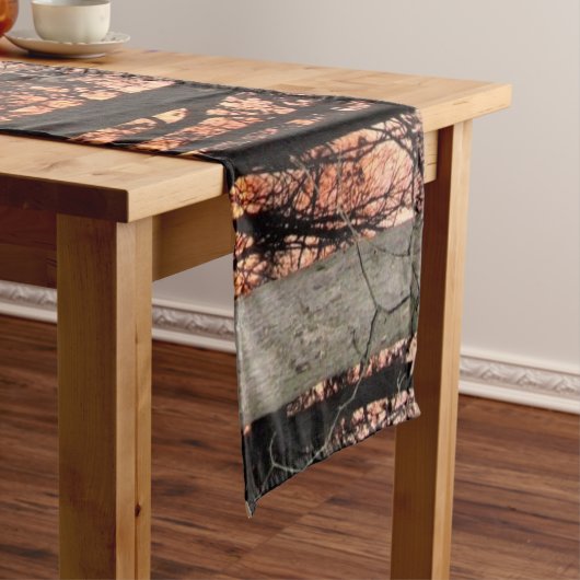 Blazing Woodland Sunset Medium Tafelloper (Voorbeeld)