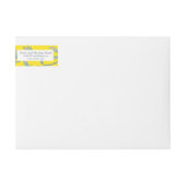 Blazing Yellow Address Label (Voorkant)