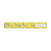 Blazing Yellow Address Label (Individueel)